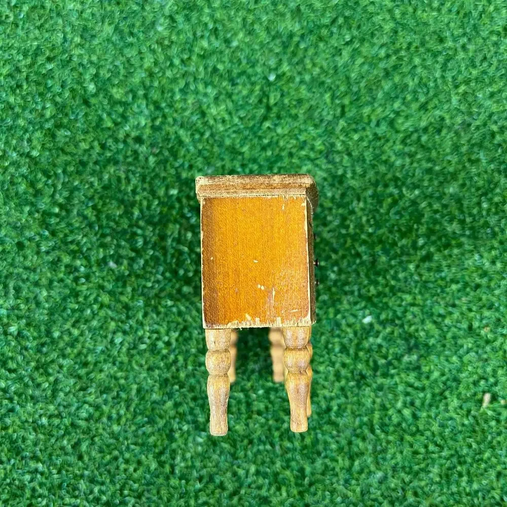Vintage Wooden Miniature Dollhouse Sideboard Furniture